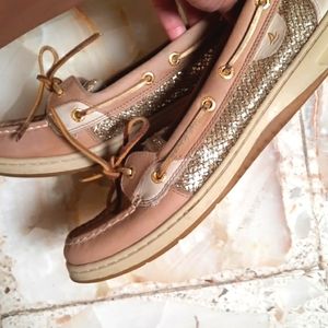 Sperry Top Sider gold accents